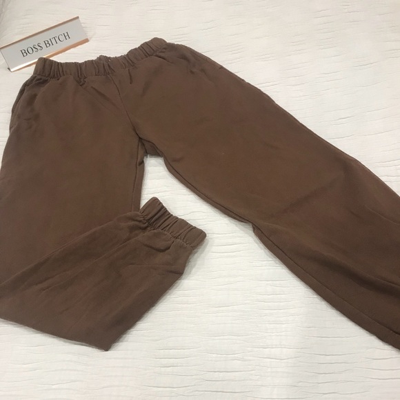 childrens brown sweatsuit